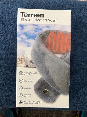 Electric Heated Scarf - Gray
